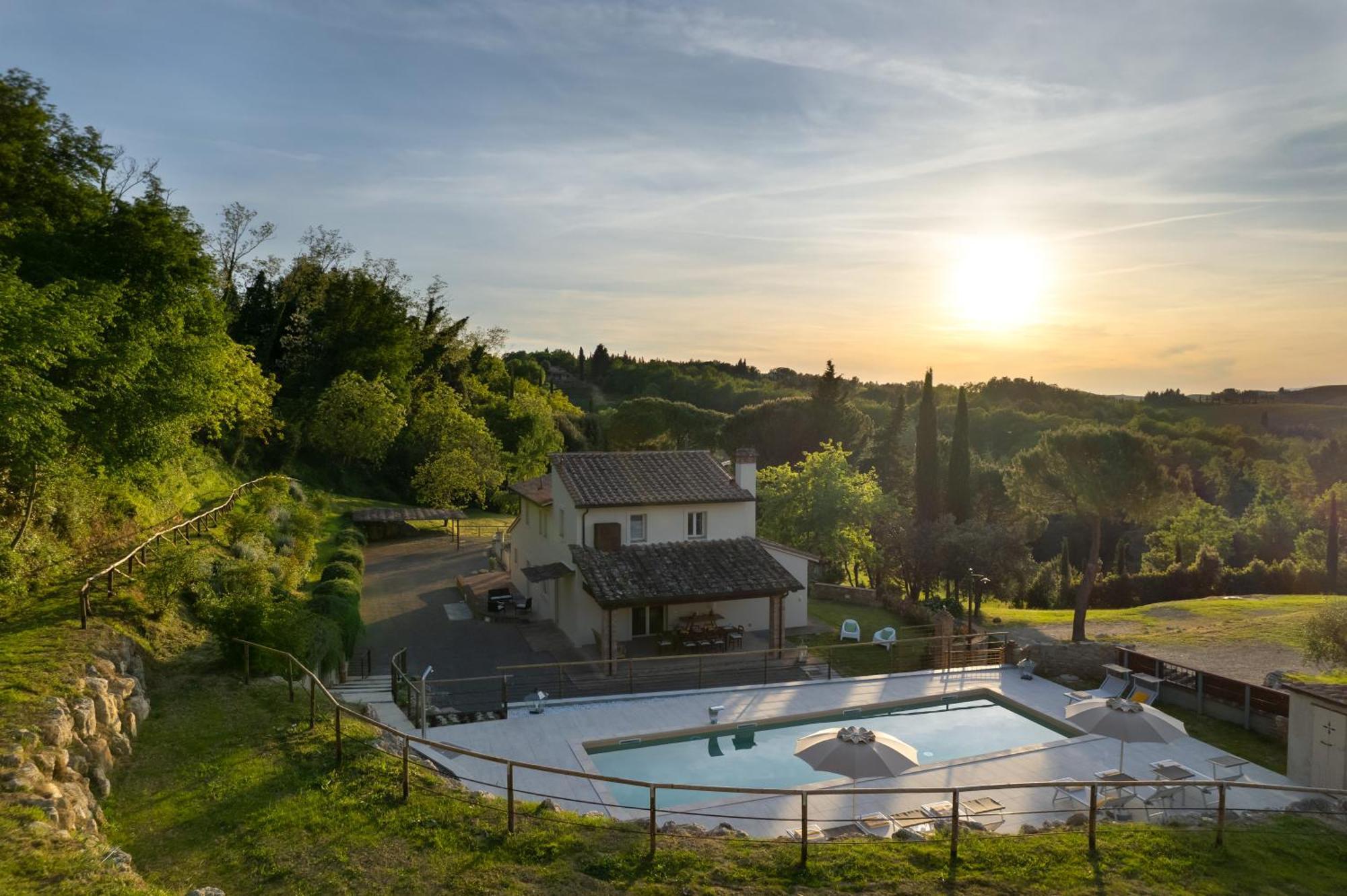 Villa Oliva - Pillo Holiday Villas Gambassi Terme Εξωτερικό φωτογραφία